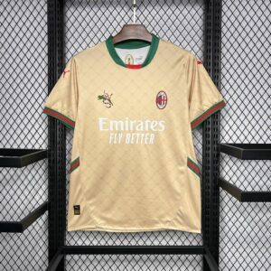 CAMISA DO MILAN GUCCI - DOURADA