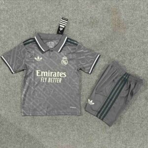 KIT INFANTIL REAL MADRID III 24/25 - CINZA